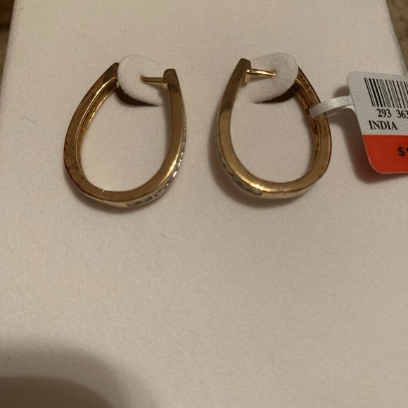 14 K gold earrings